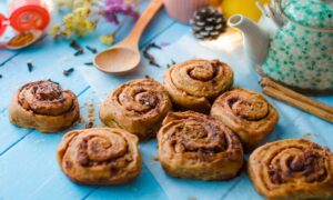 rollos de canela veggie