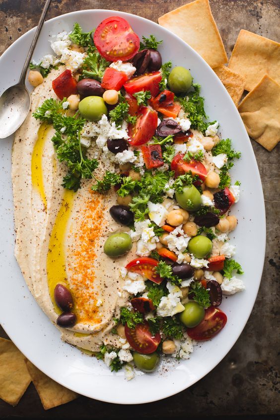 Hummus en Alimentación saludable durante las fiestas