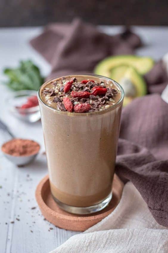 Batido de Chocolate y Aguacate