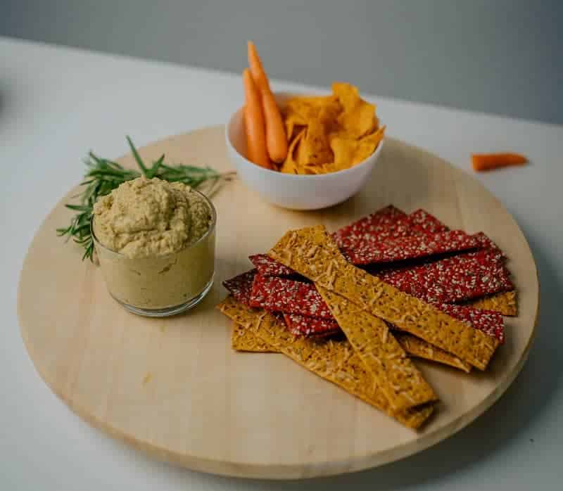 Dips y patés de vegetales - Snacks saludables para la oficina